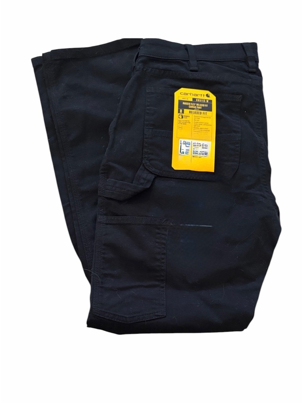 Carhartt Women's Black relaxed fit jeans 16 Double Front Reinforced Work Pant